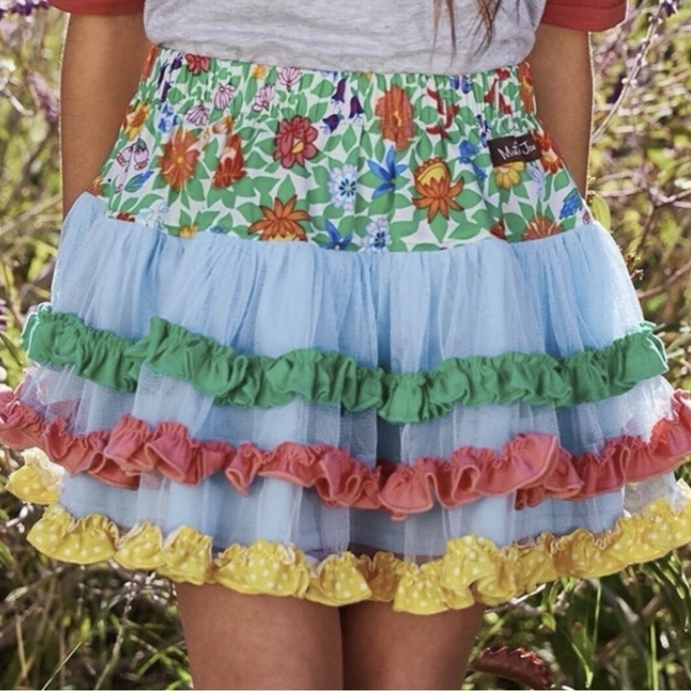 GIRLS MATILDA JANE Brilliant daydream Field of Flowers Skirt  SIZE 12 NEW In Bag